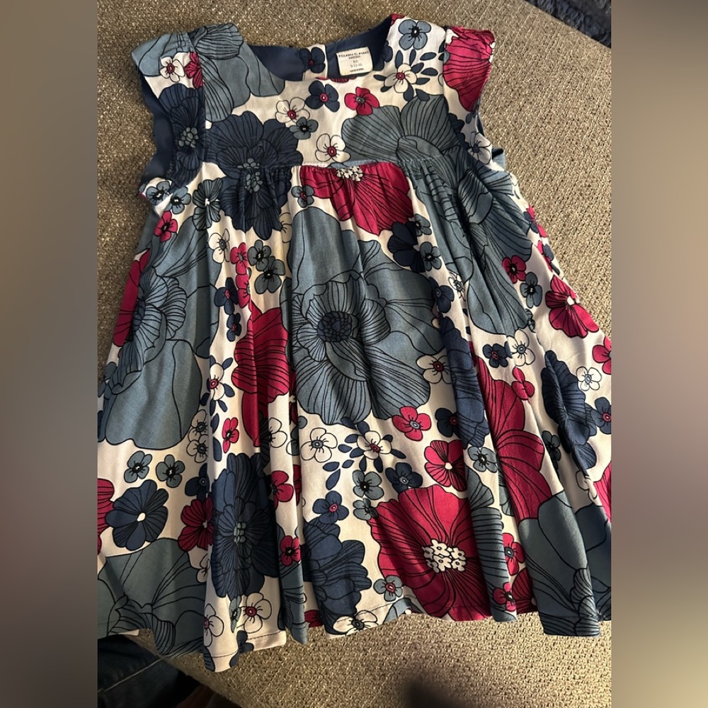 Beautiful dress from Sweeden, Polarn O. Pyret. Size 9-12 months.